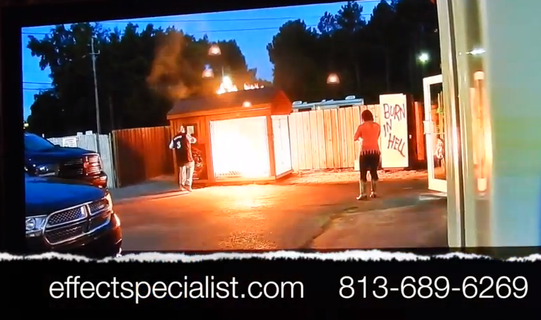 special effects florida lizard lick towing TV ppropane flames